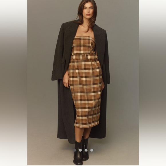 Anthropologie Dresses & Skirts - Anthropologie NWT Strapless Belted Midi Dress size 12.